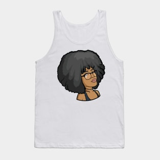 Big Afro Brown Skin Girl Tank Top